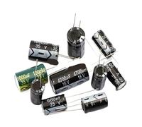 10V 16V 25V 35V 50V 63V Aluminum Electrolytic Capacitor 2.2 3.3 4.7 10 22 33 47 100 220 330 470 1000 2200 3300 4700 6800 10000UF(25V100UF 6x11 20PCS)