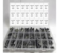 10V10UF-160V2.2UF 478Pcs/Lot 1UF-470UF 24Values Aluminum Electrolytic Capacitors 10-160V Mix Assorted Kit and Storage Box KzHgIdRY