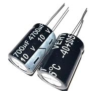 10V4700uf Aluminum Electrolytic Capacitor 10v 100uf 220uf 330uf10v 470uf 1000uf 1500uf10v 2200uf 3300uf 4700uf 6800uf 10000uf(10v1000uf-8x12 20pcs)