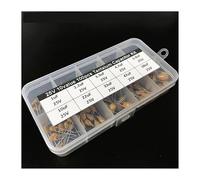 10values 100pcs 25V 1uF 2.2uF 3.3uF 4.7uF 6.8uF 10uF 22uF 33uF 47uF 68uF tantalum capacitor assorted kit with storage box Capacitance Meters