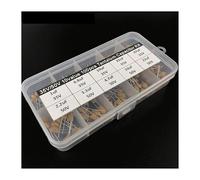 10values 100pcs 35V/50V 1uF 2.2uF 3.3uF 4.7uF 6.8uF 10uF 22uF 33uF 47uF tantalum capacitor assorted kit with storage box MQXFCZUX