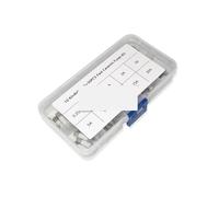 10Values SMD Aluminum Electrolytic Capacitor Assorted Kit 165PCS/Set With Box 0.47uF 1uF 2.2uF 4.7uF 10uF 22uF 47uF 100uF BIANMTSW