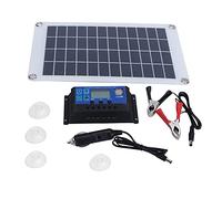 10W 18V Polysilicon Solar Panel Kit, Wireless Solar Power System with Charge Controller, Semi - Flexible Photovoltaic Module for RV Boat Car Outdoor Use