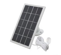 10W 5V Solar Charging Panel for Arlo Pro 5S43 & Ultra/Ultra 2 IP65 Weatherproof Design for Reliable Outdoor Use (White)
