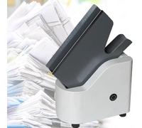 10W Automatic Paper Sorting Machine, 18000r/min Desktop Paper Jogger, 50MM Single Bin, for Aligns and Separates Envelopes, Cards, Small Paper Stock