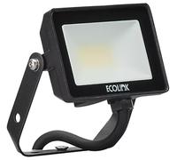 10W EcoLink LED Floodlights, 4000K, 850lm, IP65, Black - ECOFL10-4K
