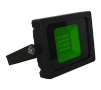 10W Green LED Slimline Floodlight, Waterproof Outdoor Light, IP65 Rated Focus Light for Small Patio Areas, Garden Security Lights, Energy-Efficient 80W Equivalent with 120-Degree Beam Angle