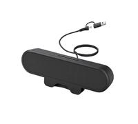 10W High Power Minimalist Computer Speakers for Desktop PC USB Monitor Speaker Bar with Clip- Wired Desk