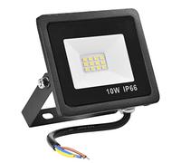 10W LED Flood Lights Outdoor, IP66 Waterproof Security Lights Fixture, 6500K Hardwired Wall Lamp, 700Lm Ultra Thin Work Light, 120° Beam Angle LED Exterior Floodlight for Garden Yard Patio