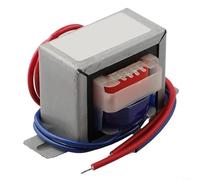10W Power Transformer EI48 with Input 220V AC and Output 12V 24V AC, Featuring Flame Retardant Rubber Core and Copper Wire Coil (Single output 12V)
