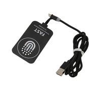 10W Qi Wireless Charging Receiver - USB C Thin Wireless Charging Patch with Multiple Protections and Methods