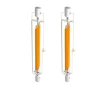 10W R7S 78MM LED Bulb Dimmable Warm White 3000K J78 T3 Type Double Ended Reflector Bulb 100W R7S Halogen Bulbs Equivalent Linear LED Spotlight 360 Degree (2-Pack)