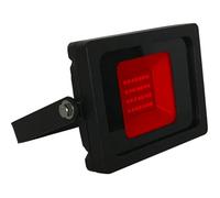 10W Red LED Slimline Floodlight, Waterproof Outdoor Light, IP65 Rated Focus Light for Small Patio Areas, Garden Security Lights, Energy-Efficient 80W Equivalent with 120-Degree Beam Angle