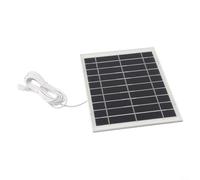 10W Solar Charger For Arlo Pro 4 For Ultra 2 Pro 3 Pro 5S For Ultra Floodlight Security Camera 235x170mm Panel Size 6.2V Open Circuit(White)