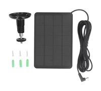 10W Solar Panel Charger Waterproof IP65 Portable Outdoor Solar Powered Battery for Security Cameras Compatible with Ring Spotlight Cam Stick Up Cam CSP4W-DC-B
