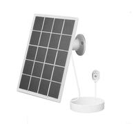 10W Solar Panel for Arlo Ultra for Pro for 5s 4 3 IP65 Weatherproof Charger with Cable for Outdoor Security Camera Power Supply Black(White)