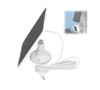 10W Solar Panel for Security Camera Outdoor, 5V USB Solar Panel with 9.8FT Charging Cable, IP65 Waterproof, for Ring Spotlight Cam for Ring Stick Up Cam (CSP4W-DC-W)