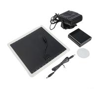 10W Solar Panel Heater With Battery Case Kit For Car Heating,Outdoor Drying,Adjustable Vents For Winter Defrosting