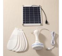 10W Solar Powered Fan with USB Output able Dual Power Fan for Outdoor Use Camping RV Boating Hiking and Travel Scenarios
