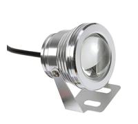 10W Underwater Spotlight - 12-24V Rotation Spotlight, IP68 Waterproof Surface Mounted Pool Lights, Submersible LED Lamps, Outdoor LED Ground Spotlight, For Fish Ponds, Aquariums(Warm white light,A-12V