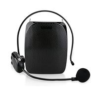 10W Voice Amplifier Wireless UHF Microphone Ultra Portable Mini Audio Speaker For Teachers Tourrist Yoga Instructors for Teaching(Nero)