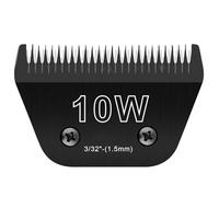 10W Wide Blades for Dog Grooming Blades Compatible with Andis Dog Clippers Blades,Dog Clipper Blades Compatible with Oster A5,Wahl km10 Dog Clippers for Horse Dog Cat Animals