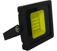 10W Yellow LED Slimline Floodlight, Waterproof Outdoor Light, IP65 Rated Focus Light for Small Patio Areas, Garden Security Lights, Energy-Efficient 80W Equivalent with 120-Degree Beam Angle