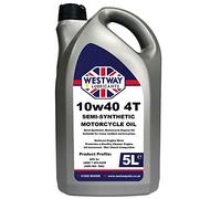 10w40 Motorcycle Oil Semi-Synthetic 5L 5 Litres