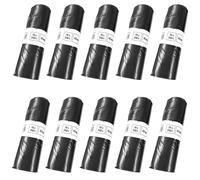 10x 10 Rolls Garbage Bags 240L Extra Strong 65my Black Tear-Resistant Sacks