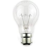 10x 100 Watt Clear Light Bulbs GLS Lamps - BC/B22 Bayonet Base-240V