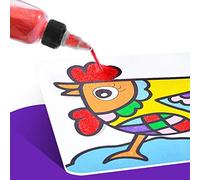 10x 100ml Empty Plastic Squeeze Bottle with Twist Top Cap Tip Applicator