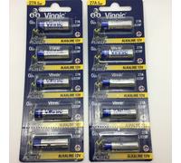 10x 12V 27A L828F BATTERIES VINNIC ALKALINE MN27 L828 EXPIRY 09/2028
