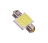 10x 12V White Bulbs For Cars License Interior Reading Light 6500K 12SMD Trunk License Festoon COB LED C5W C10W 31mm