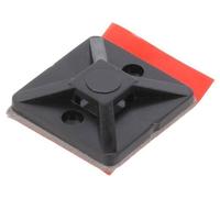 10X 151-02244 Holder Self Adhesive Polyamide UL94V-2 Black Adhesive: Acrylic ...