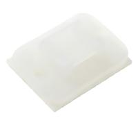 10X 151-11319 Holder Self Adhesive Polyamide UL94V-2 Natural FH: 2.2mm HELLERMA
