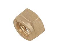 10x 15mm Compression Nut Brass for Copper Pipe Fittings and Valves