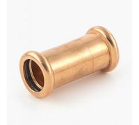 10x 15mm Straight Coupling Press Gas Pipe Fitting - Inline Connection Joint