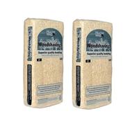 10x 1kg Softwood Wood Shavings, Natural Pet Bedding for Small Animals, Suitable for Rabbits, Hamsters and Guinea Pigs