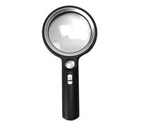 10X / 20X / 45X Handheld Loupe Magnifier with LED Light for Senior Reading Jewelry Inspection Enlarger with Glass Lens Eye Loupe with Led for Senior Jewelry Inspection