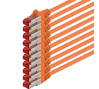 10x 2m - Cat 6 network cable patch cable Cat6 RJ45 SFTP - orange