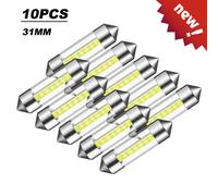 10X 31mm 6000K C5W XENON LED CAR WHITE INTERIOR FESTOON CANBUS BULBS LIGHT LAMP