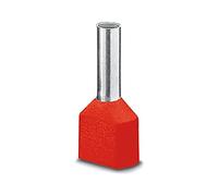 10x 3201026 cable lug: sleeve insulated, double copper 10mm² tinned red PHOENIX