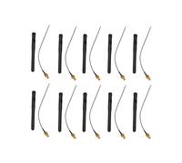 10X 433MHz 5dBi LoRaWAN Omnidirectional Antenna with RP-SMA Plug, Waterproof Rubber Housing + IPX to SMA Cable Extension