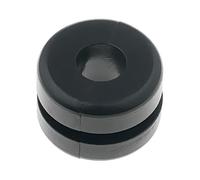 10X 633-02100 Grommet Øopening Mount: 9mm Øopening: 6mm PVC Black -30-60°C UL...