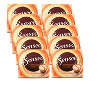 10x 8 Senseo Coffee Pads Type Cappuccino Caramel for Double Holder Flavored