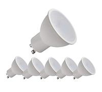 10x 8W = 47W GU10 LED Energy Saving PAR16 Light Source Cool Daylight White 6500K Wide Angle Downlight Spot Spotlight Replacement for Halogen Bulbs Super Bright