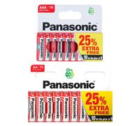 10X Aa & 10X Aaa Panasonic Zinc Carbon Batteries