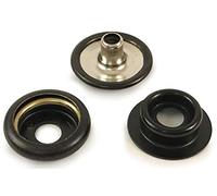 10x ADL DOT 3 Piece Black Oxide Press Snap Fastener Kit. Caps Sockets Studs for Boat Canopy Canvas Fixings Cover