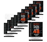 10x Alcotec Carbon 48 Turbo Yeast with Activated Carbon