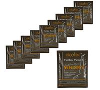10x Alcotec Distiller’s Yeast Whisky with Glucoamylase Enzyme 73g 25L